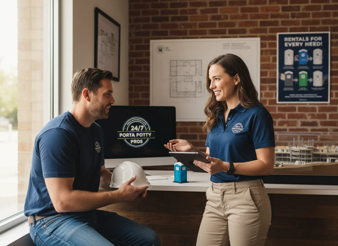 Flushing Toilet Rental Options in Harpers Ferry, IA
